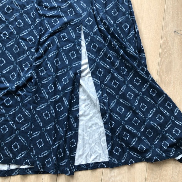 NWT Joe Fresh Slit Maxi Skirt in Blue Size 1X - Picture 3 of 10